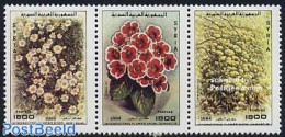 Syria 1994 Flower Show 3v [::], Mint NH, Nature - Flowers & Plants - Syrië