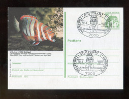 "FISCH" 1980, Entsprechende Abbildung Auf Bildpostkarte Mit SSt. "STUTTGART" (R2170) - Fishes