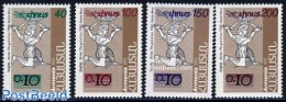 Armenia 1996 Overprints 4v, Mint NH - Armenia