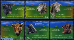 Argentina 1998 Cow 6v, Mint NH, Nature - Cattle - Unused Stamps