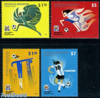 Argentina 2010 World Cup Football 4v, Mint NH, Sport - Football - Nuevos