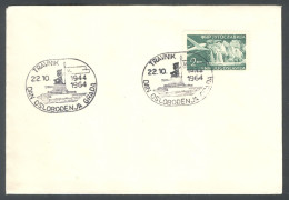 .Yugoslavia, 1964-10-22, Bosnia, Travnik, Liberation Of The City In WWII, Special Postmark - Andere & Zonder Classificatie