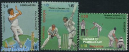 Bangladesh 1996 Cricket World Championship 3v, Mint NH, Sport - Cricket - Sport (other And Mixed) - Cricket