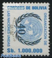 Bolivia 1985 40 Years UNO 1v, Mint NH, History - United Nations - Bolivie