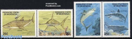 Micronesia 1989 Sharks 2x2v [:], Mint NH, Nature - Fish - Sharks - Poissons