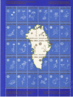 Groenland - 1984   Vignettes - Jul - Noel -  Carte - Fleurs -  Neufs** - MNH - Neufs