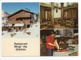 GRÄCHEN Restaurant Bärgji-Alp, Familie Alfons Andenmatten-Uhlmann - Grächen