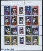 Netherlands Antilles 2008 Women, Silent Providers M/s (with 2 Sets), Mint NH, History - Various - Women - Costumes - T.. - Ohne Zuordnung