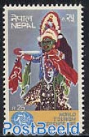 Nepal 1980 Bhairab Dancer 1v, Mint NH, Performance Art - Various - Dance & Ballet - Folklore - Tourism - Dance