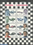 Austria 2006 Formula 1 Legends 8v M/s, Mint NH, Sport - Transport - Autosports - Sport (other And Mixed) - Automobiles.. - Unused Stamps