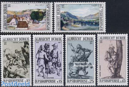 Albania 1971 Durer Paintings 6v, Mint NH, Art - Dürer, Albrecht - Paintings - Albanie