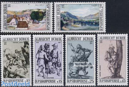 Albania 1971 Durer Paintings 6v, Mint NH, Art - Dürer, Albrecht - Paintings - Albanië