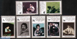 Albania 1973 Michelangelo 7v, Mint NH, Art - Michelangelo - Paintings - Albanien
