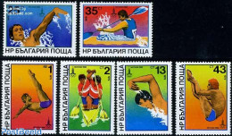Bulgaria 1979 Olympic Games, Water Sports 6v, Mint NH, Sport - Kayaks & Rowing - Olympic Games - Swimming - Ongebruikt