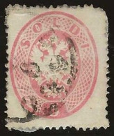 Lombarda-Venice  .  Yvert    .  19 (2 Scans)   .  Paper On Backside     .   1863   .     O      .  Cancelled - Lombardo-Venetien