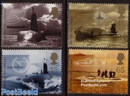 Great Britain 2001 Submarines 4v From Booklet (15.5:15), Mint NH, Transport - Ships And Boats - Nuovi