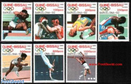 Guinea Bissau 1989 Olympic Games 7v, Mint NH, Sport - Athletics - Boxing - Olympic Games - Athlétisme