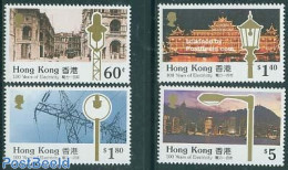 Hong Kong 1990 Electricity 4v, Mint NH, Science - Energy - Unused Stamps