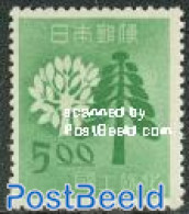 Japan 1949 Forest Campaign 1v, Mint NH, Nature - Trees & Forests - Unused Stamps