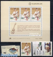 Madeira 1985 Yearset 1985 (7v+1s/s), Mint NH, Various - Yearsets (by Country) - Unclassified