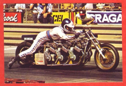 CP Moto Courses DRAGSTERS Pilote RUSS COLLINS - Motorcycle Sport