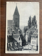 Weissenburg - Wissembourg - Eglise Catholique - Belle Oblitération Au Pied Des Vosges Du Nord - 25/02/1944 - Wissembourg