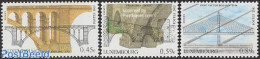 Luxemburg 2003 Bridges 3v, Mint NH, Art - Bridges And Tunnels - Unused Stamps