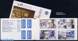 Sweden 2004 Nobelprize Literature 4v In Booklet, J.i. Ireland, Mint NH, History - Various - Nobel Prize Winners - Stam.. - Unused Stamps