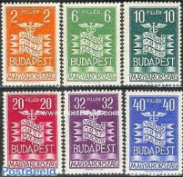 Hungary 1937 International Fair 6v, Mint NH, Various - Export & Trade - Unused Stamps