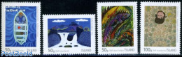 Iceland 2010 Art 4v, Mint NH, Nature - Transport - Fish - Ships And Boats - Art - Modern Art (1850-present) - Paintings - Unused Stamps