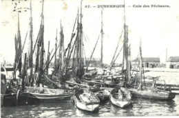 Carte Postale Ancienne: DUNKERQUE: Cale Des Pêcheurs. - Dunkerque