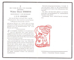DP Président Compagnie Belge Des Silices - Walter Emsens / Laureys ° Brussel 1895† 1957 X J. Limauge / Dansaert / Lommel - Images Religieuses