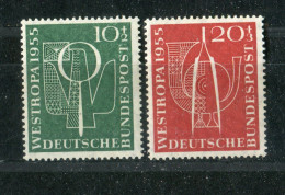 "BUNDESREPUBLIK DEUTSCHLAND" 1955, Mi. 217/218 ** (R2172) - Unused Stamps