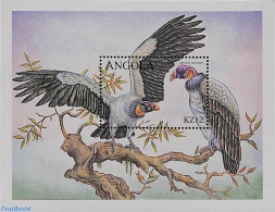 Angola 2000 Birds Of Prey S/s, Rei Dos Abutre, Mint NH, Nature - Birds - Birds Of Prey - Angola