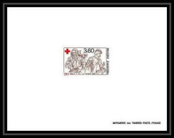 épreuve De Luxe / Deluxe Proof Andorre Andorra N°380 Croix Rouge (red Cross) 1989  - Ungebraucht