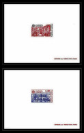 épreuve De Luxe / Deluxe Proof Andorre Andorra N°388 / 389 Europa 1990  - Unused Stamps