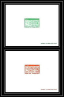 épreuve De Luxe / Deluxe Proof Andorre Andorra N°390 /391 Ecu Primitif Des Vallées - Unused Stamps