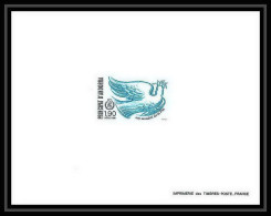 épreuve De Luxe / Deluxe Proof Andorre Andorra N°353 Année Internationale De La Paix Colombe Dove Oiseaux (bird Birds - Unused Stamps