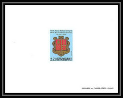 épreuve De Luxe / Deluxe Proof Andorre Andorra N°355 Visite Du Co-Prince Français 1986 Blason Armoirie - Unused Stamps
