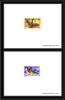 épreuve De Luxe / Deluxe Proof Andorre Andorra N°342 / 343 Oiseaux (bird Birds) Canard Duck / Chardonneret Goldfinch - Unused Stamps
