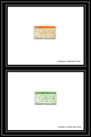 épreuve De Luxe / Deluxe Proof Andorre Andorra N°346 / 347 Ecu Primitif Des Vallées - Unused Stamps