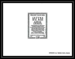 épreuve De Luxe / Deluxe Proof Andorre Andorra N°315 Tableau (tableaux Painting) Coopération Douanière Roi King Louis - Unused Stamps