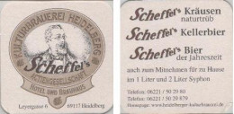 5002780 Bierdeckel Quadratisch - Scheffel Kräusen Naturtrüb - Sous-bocks