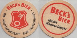 5005174 Bierdeckel Rund - Becks - Beer Mats