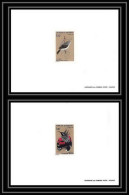 épreuve De Luxe / Deluxe Proof Andorre Andorra N°294 / 295 Oiseaux (bird Birds Oiseau) Phylloscopus Bonelli Pouillot - Verzamelingen, Voorwerpen & Reeksen