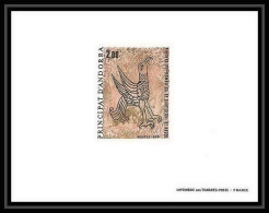 épreuve De Luxe / Deluxe Proof Andorre Andorra N°278 Tableau (tableaux Painting) Aigle Fresques Saint Cerni Eagle - Unused Stamps