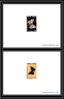 épreuve De Luxe / Deluxe Proof Andorre Andorra N°258/259 Papillons Papillon Schmetterlinge Butterfly Butterflies - Unused Stamps