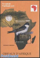 Central Africa 1999 African Bird S/s, Delichon Urbica, Mint NH, Nature - Various - Birds - Maps - Geography