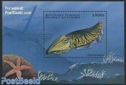 Comoros 1998 Marine Life S/s, Sepia Officinalis, Mint NH, Nature - Fish - Peces