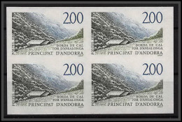 Andorre (Andorra) N°372 Métairie Dite ''Tor D'Ansalonga'' Non Dentelé Imperf Mnh ** Bloc 4 - Unused Stamps